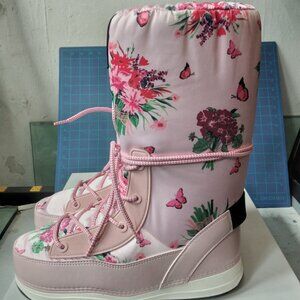 New in Box BOGNER X LOVE SHACK FANCY size 9 Made In Italy La Plagne Snow Boots